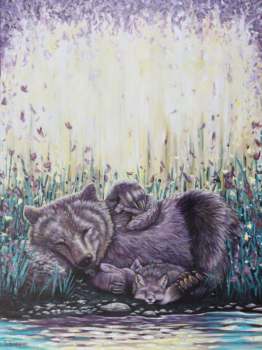 Original Painting on Canvas, The Refuge