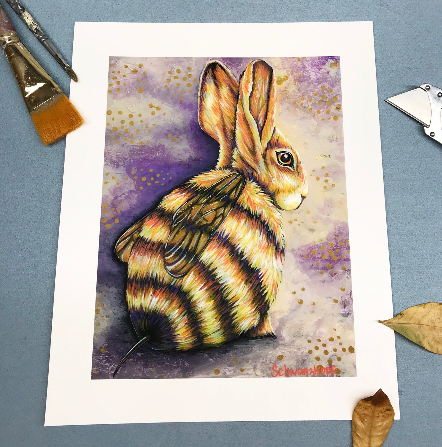 Fine Art Print, Honey Bunny